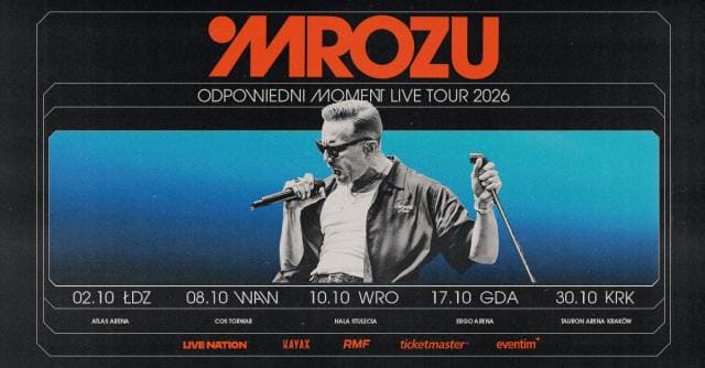 Mrozu: Odpowiedni moment w Tauron Arenie Kraków