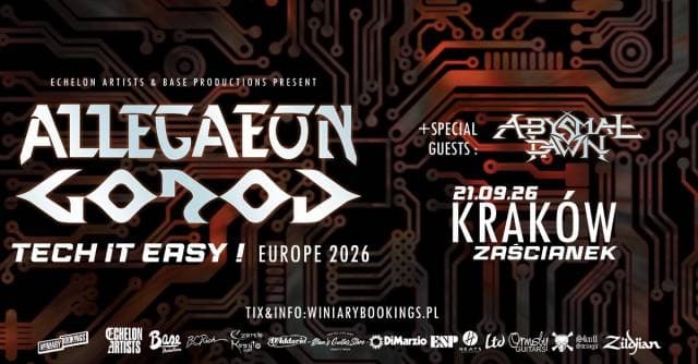 Allegaeon, Gorod, Abysmal Dawn w Zaścianku