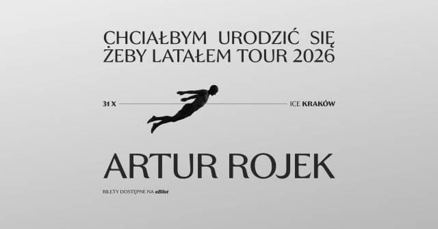 Artur Rojek: Chciałbym urodzić się żeby latałem w ICE Kraków