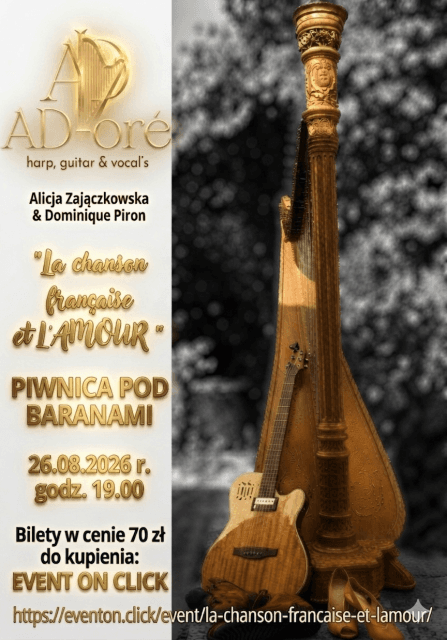 AD-ore: O miłości, po francusku w Piwnicy pod Baranami
