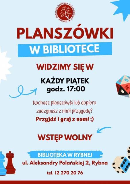 Piątki przy planszy w Rybnej