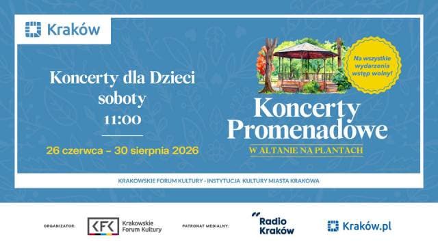 Koncerty Promenadowe 2026: Koncerty dla dzieci