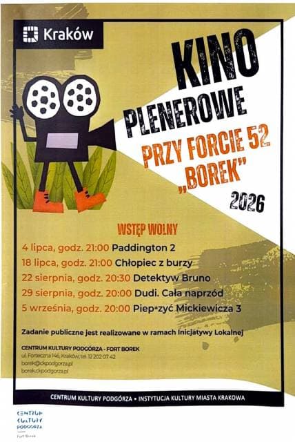 Kino plenerowe przy Forcie 52 „Borek”