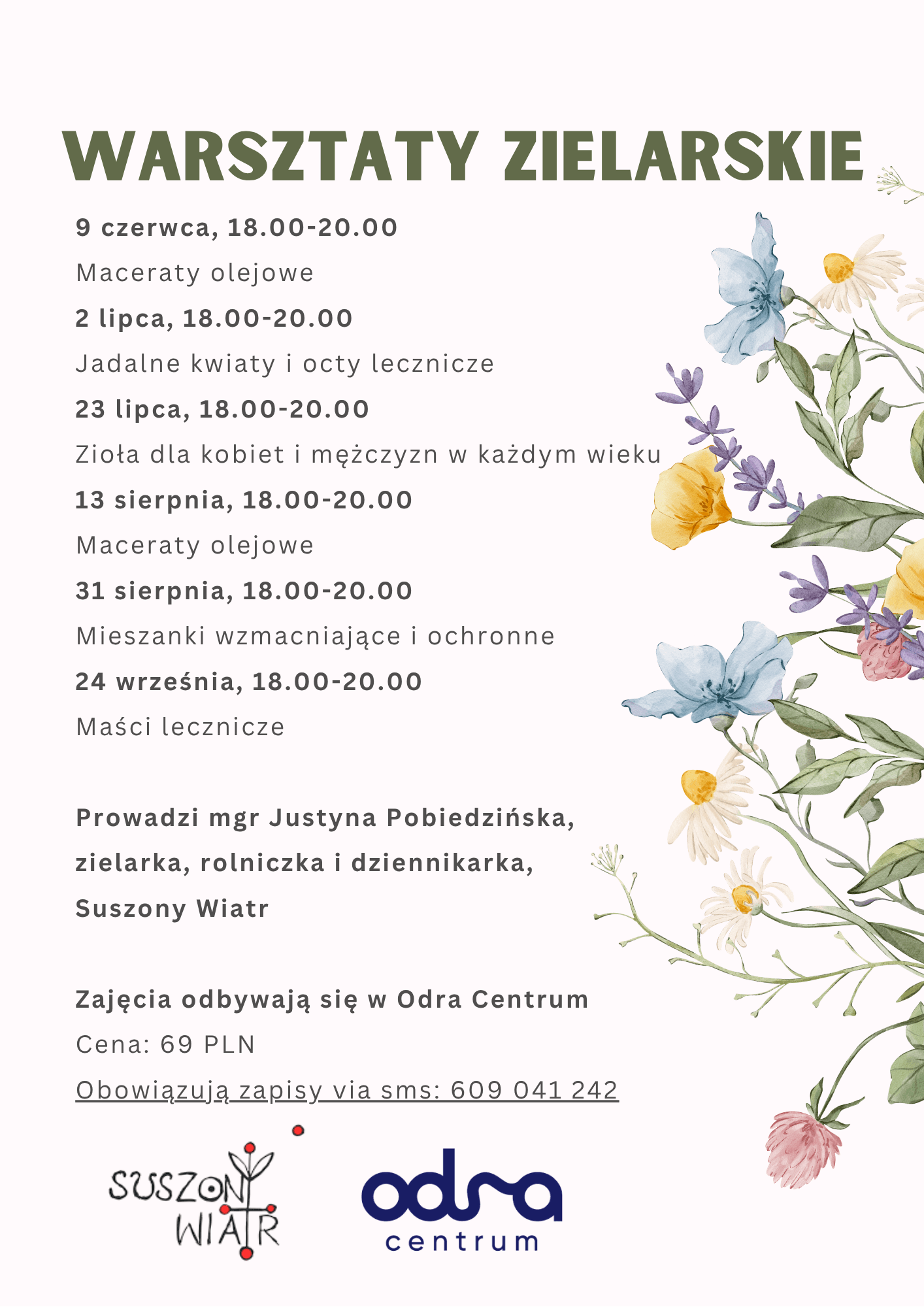 Warsztaty zielarskie w Odra Centrum