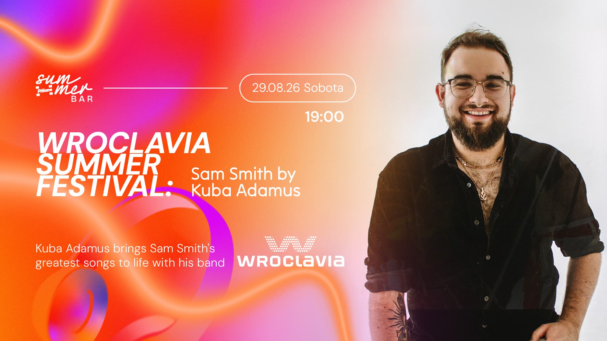 Sam Smith by Kuba Adamus - Wroclavia Summer Festival