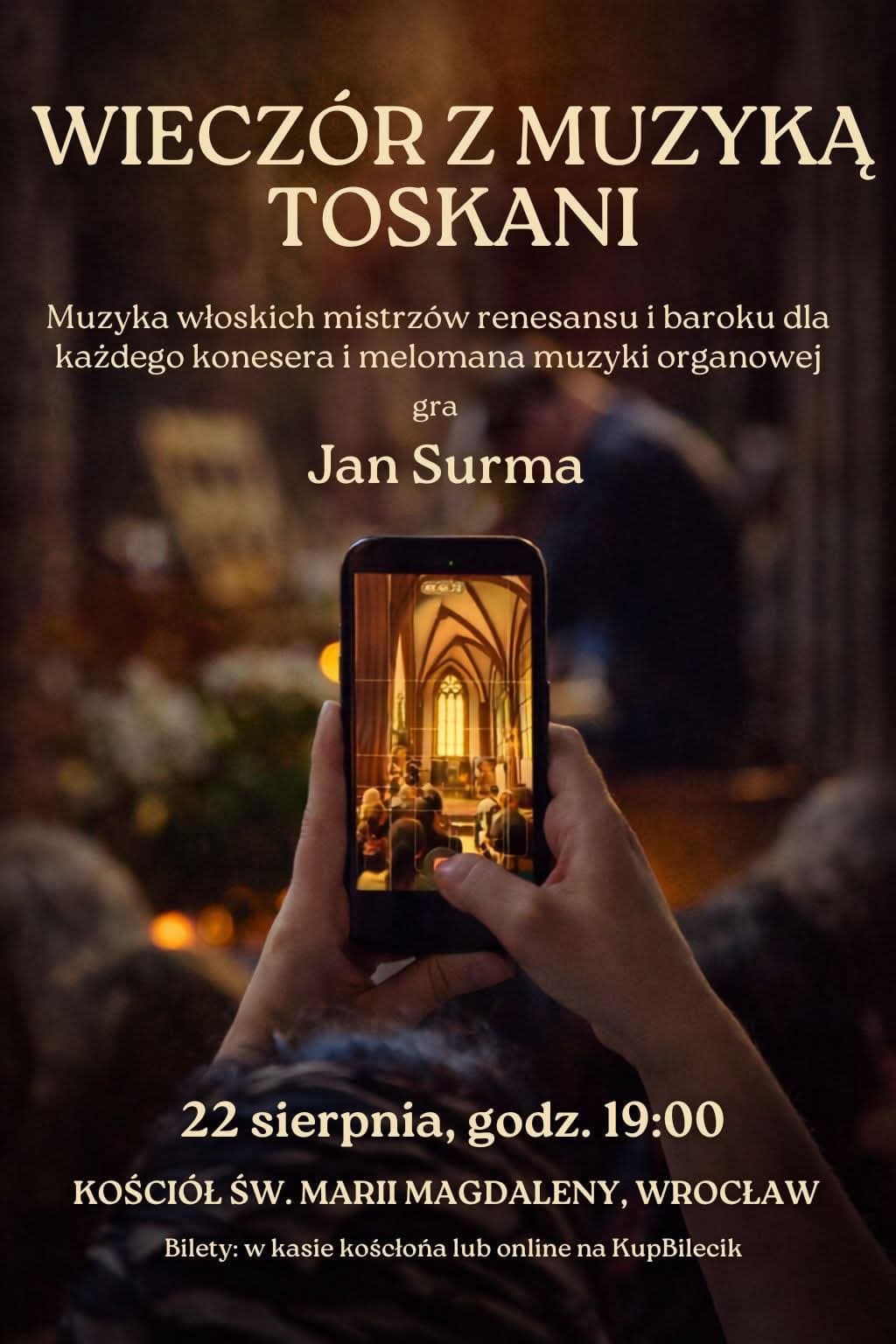 Wieczór z muzyką Toskani