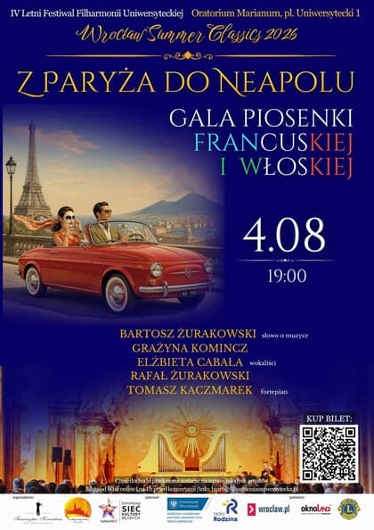 Z Paryża do Neapolu – Gala Piosenki Francuskiej i Włoskiej