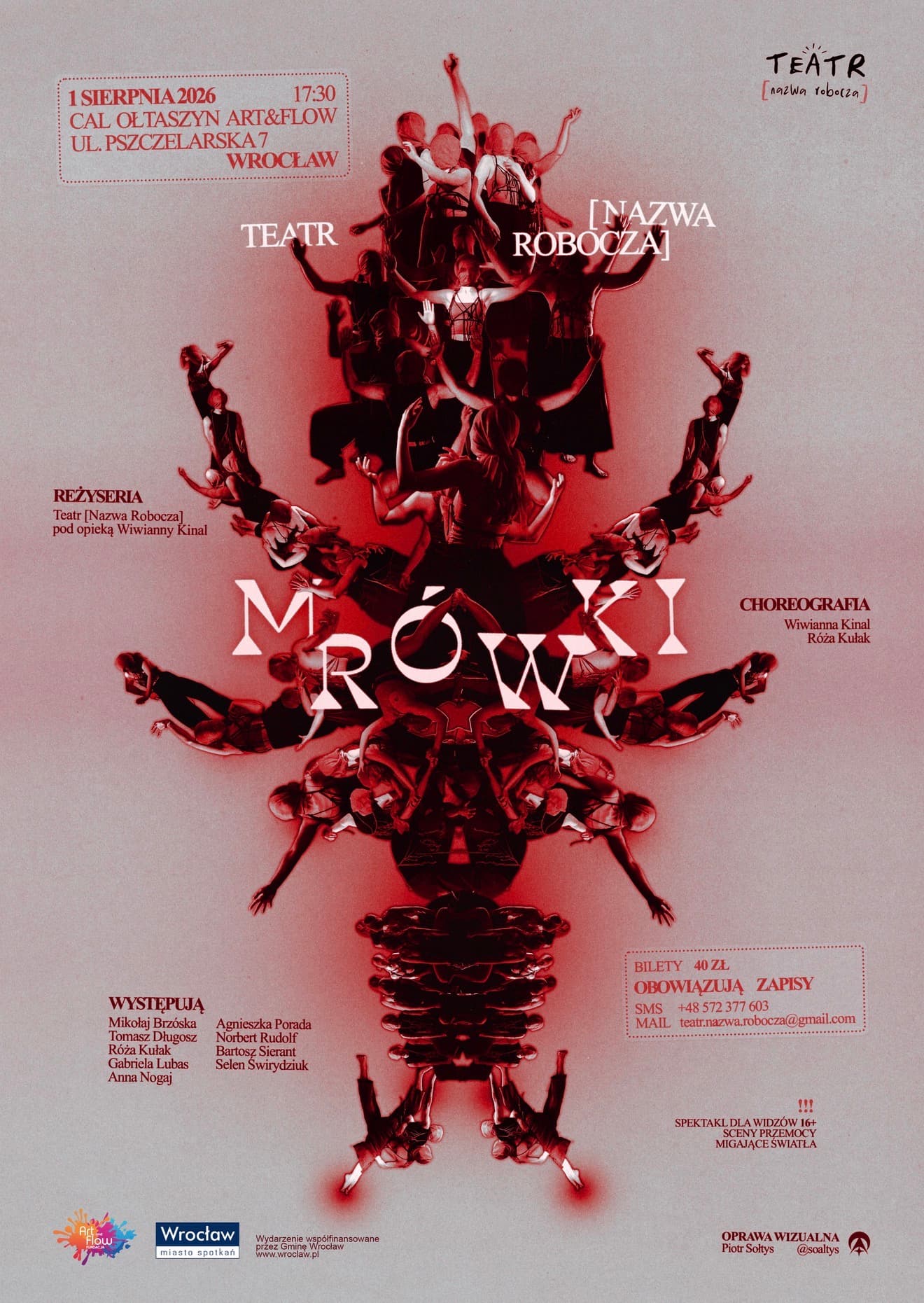 “Mrówki” – spektakl teatru ruchu i tańca | Teatr [Nazwa Robocza]