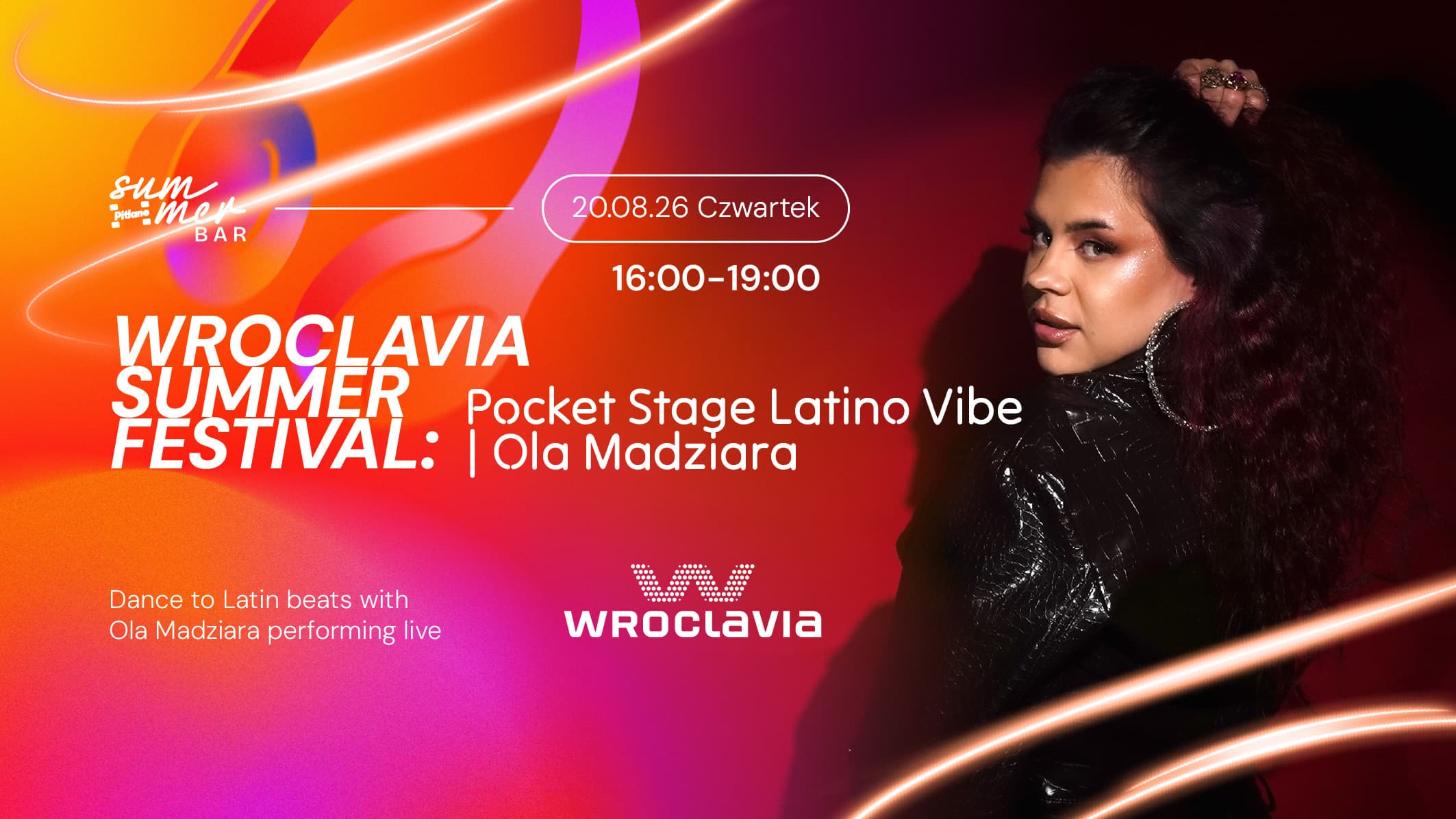 Wroclavia Summer Festival: Pocket Stage Latino Vibe | Ola Madziara