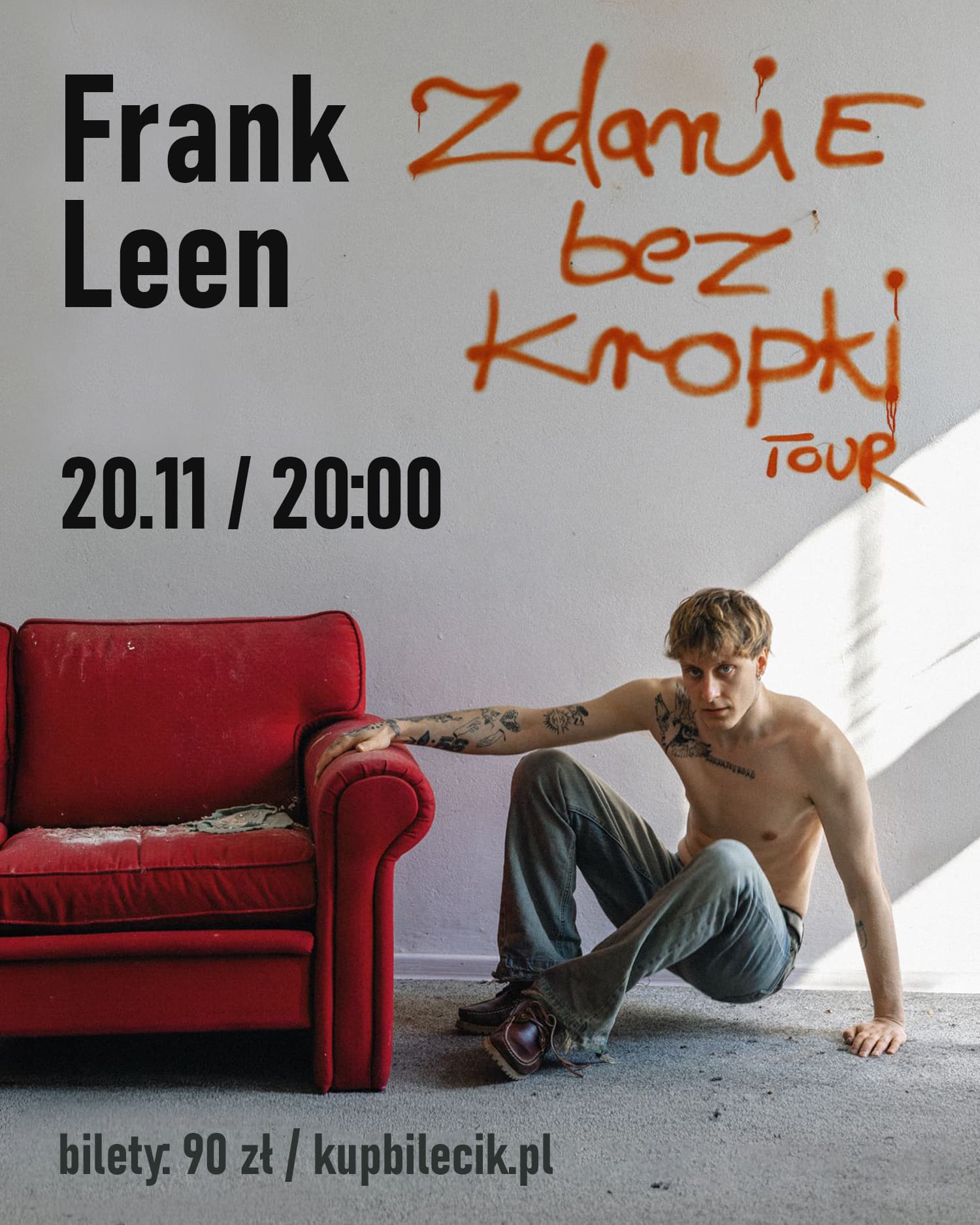 Frank Leen / Zdanie bez kropki / koncert w CK Agora