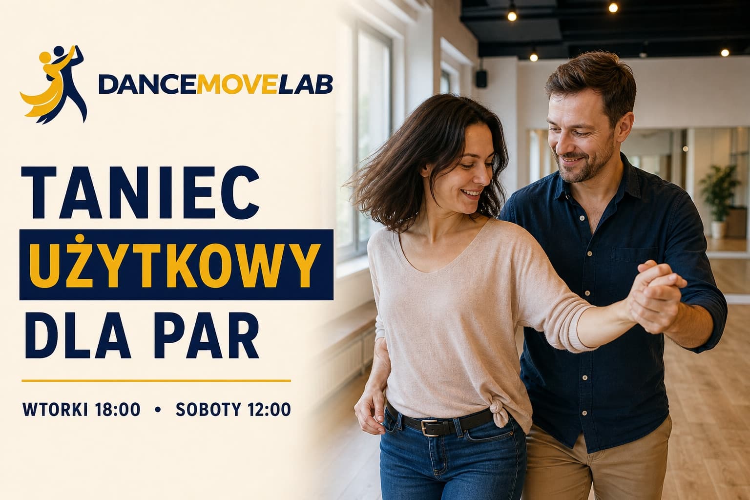 Taniec użytkowy dla par – wtorki i soboty | DanceMoveLab
