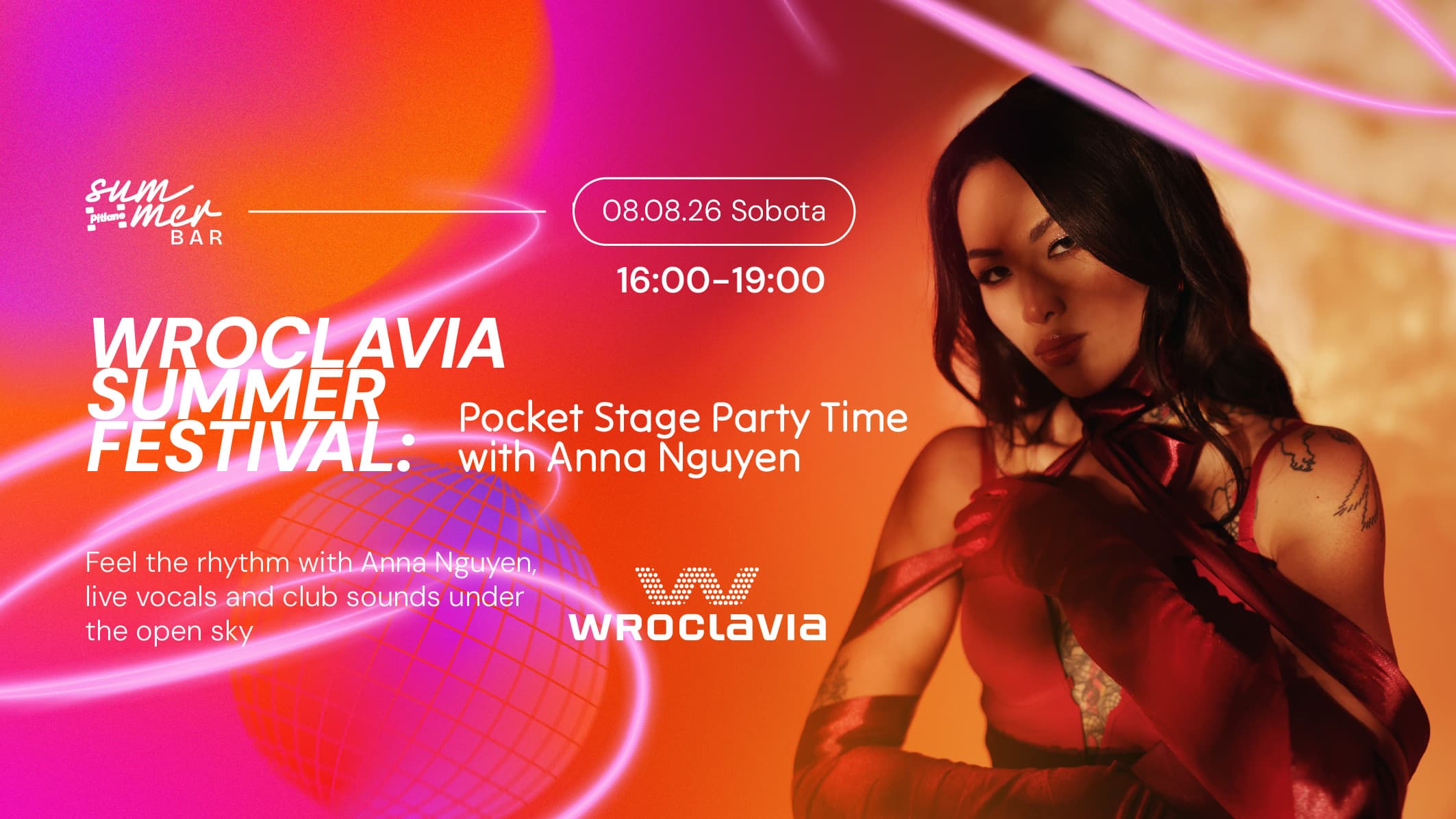 Wroclavia Summer Festival: Pocket Stage Party Time with Anna Nguyen