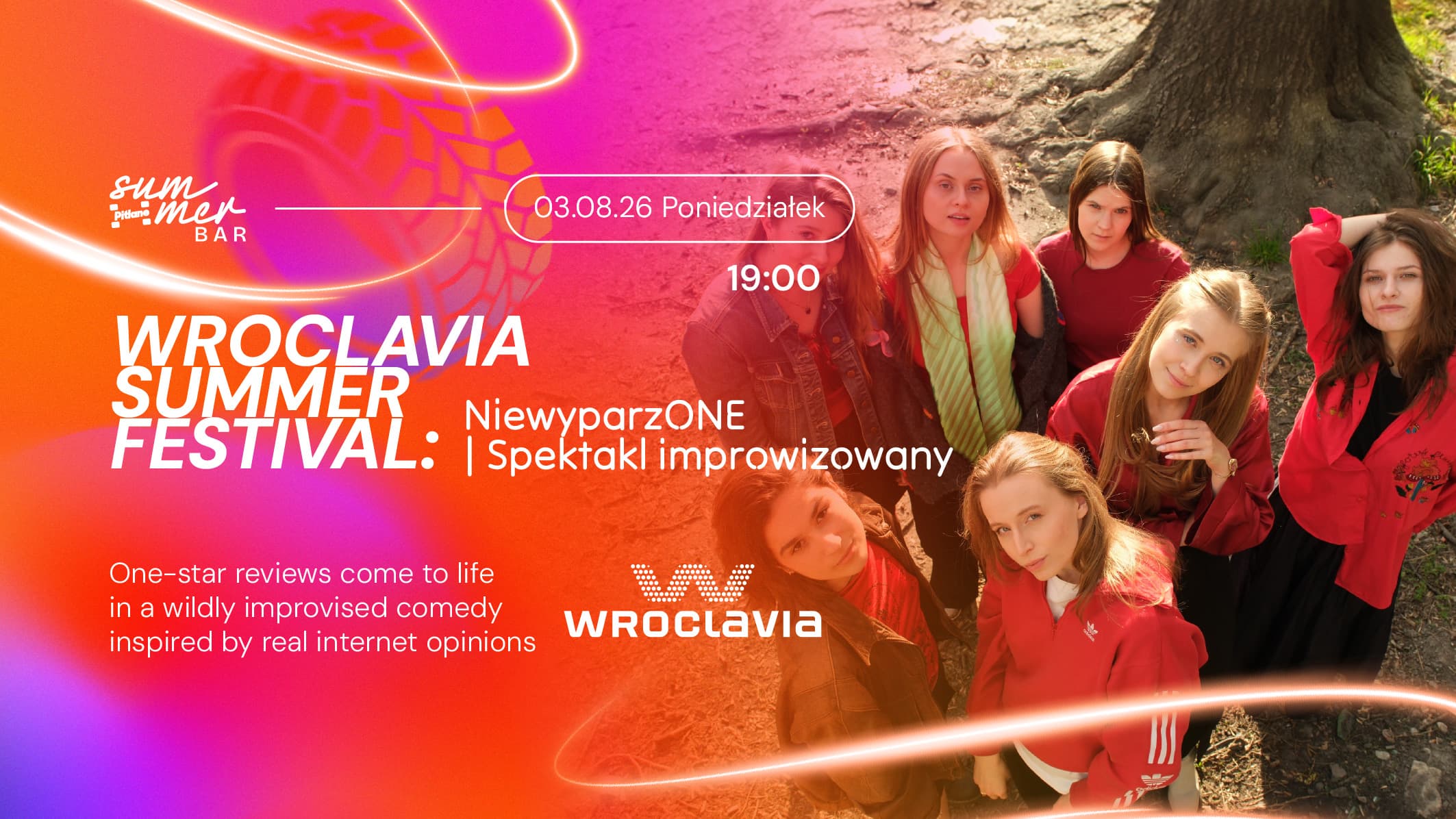 Wroclavia Summer Festival: NiewyparzONE | Spektakl improwizowany