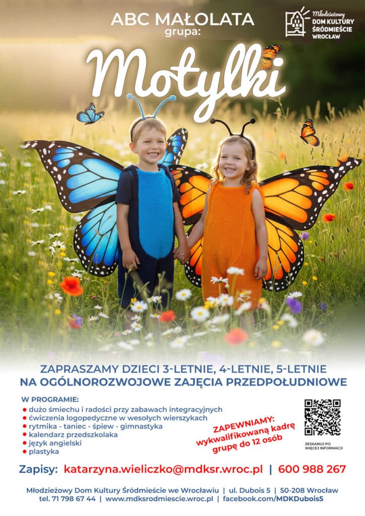 ABC Małolata - przedpołudniowe zajęcia dla dzieci niechodzących do przedszkola
