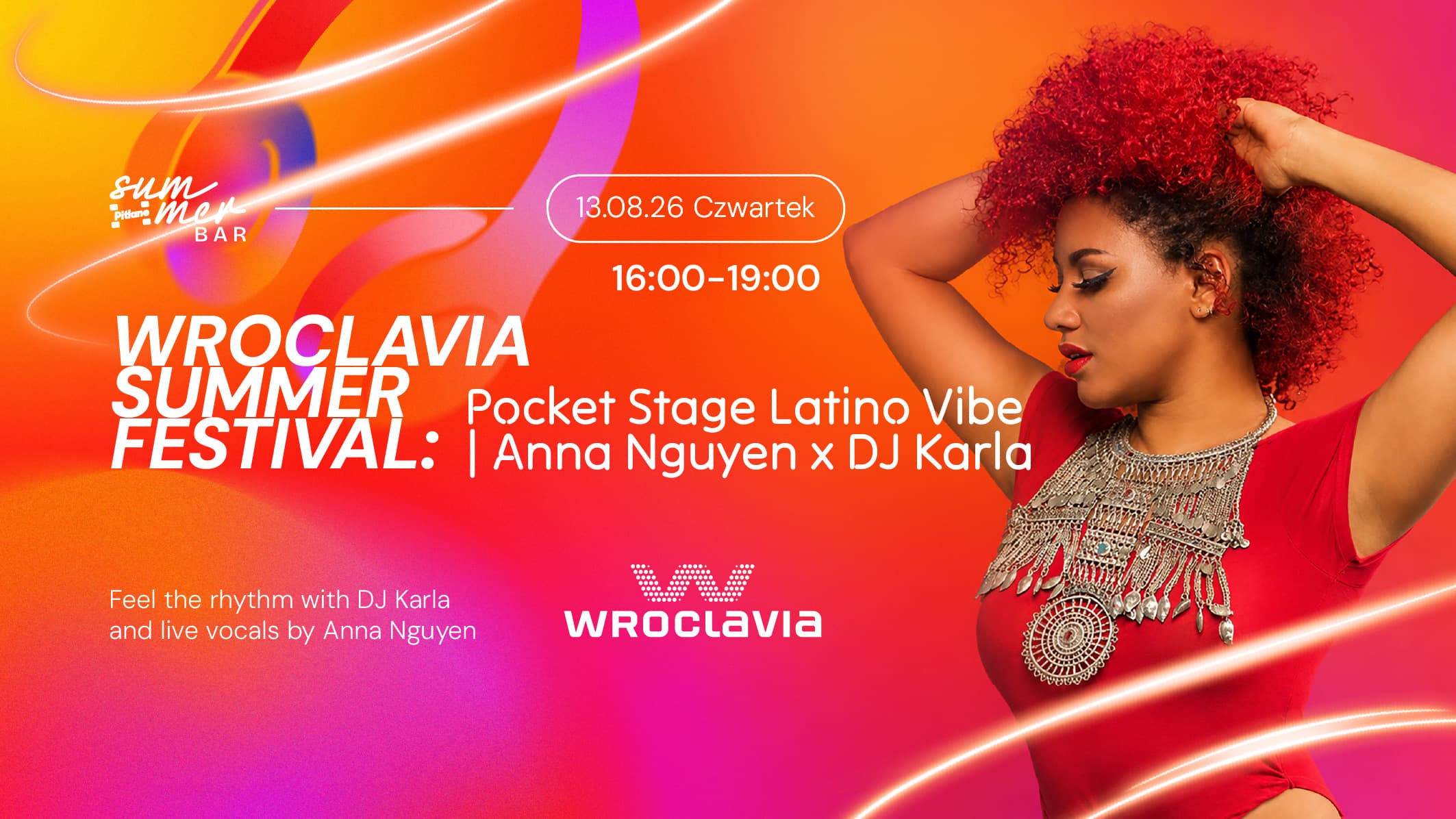 Wroclavia Summer Festival: Pocket Stage Latino Vibe | Anna Nguyen x DJ Karla