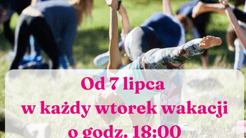 Joga w plenerze na Stawach Jana