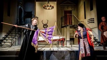 Spektakl „Zemsta” w Teatrze Jaracza