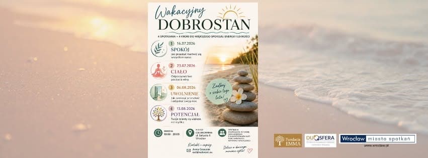 Wakacyjny dobrostan - cykl spotkań