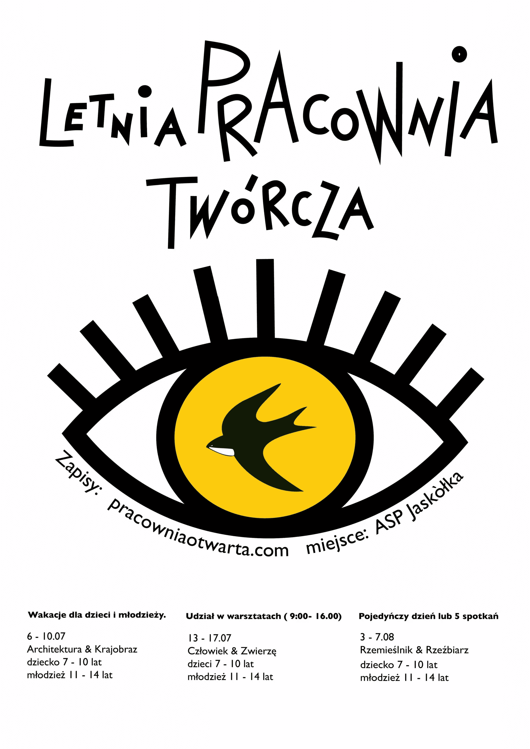 Artystyczne Wakacje 2026 - Letnia Pracowania Twórcza