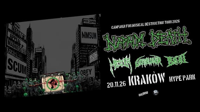 Napalm Death + Master, Brat, Goatburner