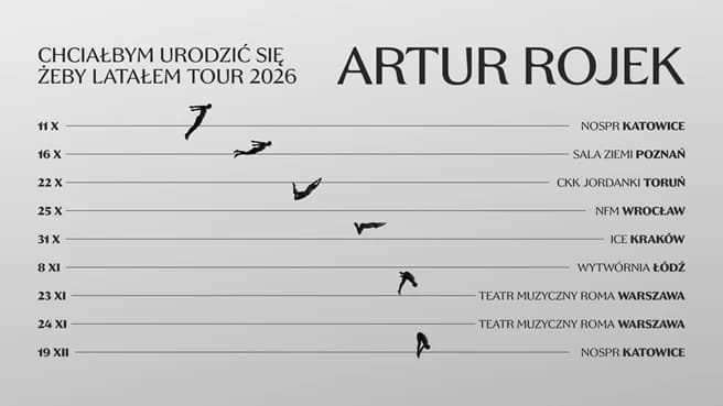Artur Rojek „Chciałbym urodzić się żeby latałem Tour 2026”